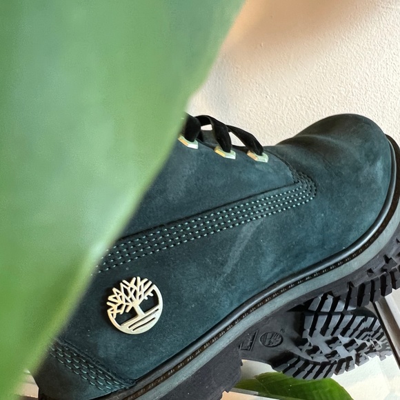 Timberland  Dark Teal  Velvet & Suede  Boots  Size 7.5 - Picture 10 of 16